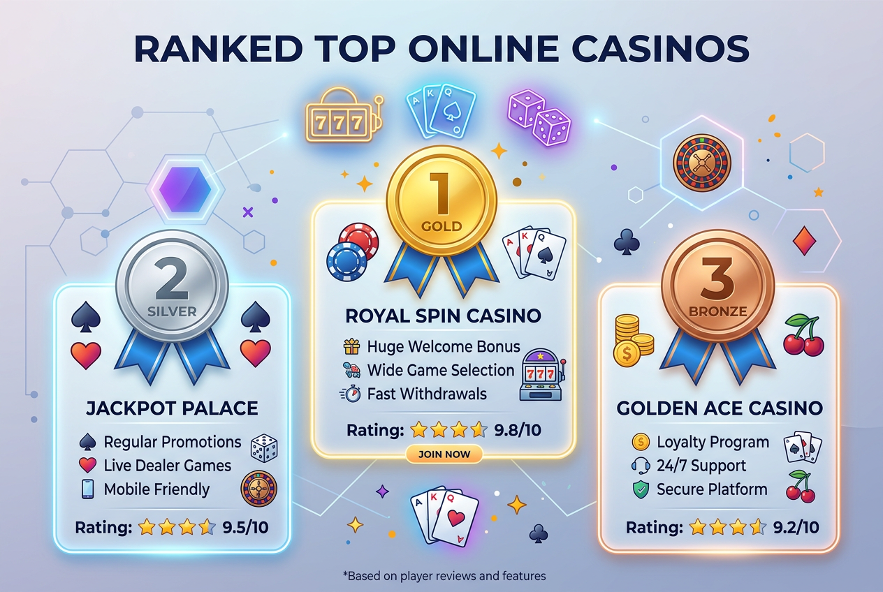 Ranking najlepszych legalnych kasyn online w Polsce 2026