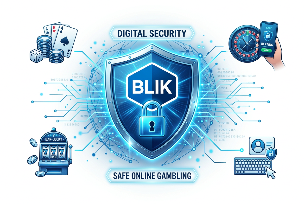 Digital representation of safe online casino transactions and Polish BLIK system